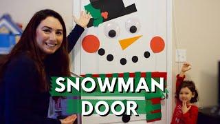 Snowman Door Decoration Kit | Christmas Decoration for your door