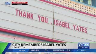 Lexington pays respects to late Vice-Mayor Isabel Yates during procession downtown