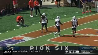 Charleston Southern 67 Yard Pick Six vs Clemson | 2023 College Football