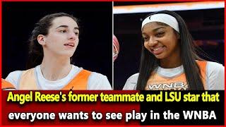 Reese's former teammate and LSU star that everyone wants to see play in the WNBA.... with Caitlin