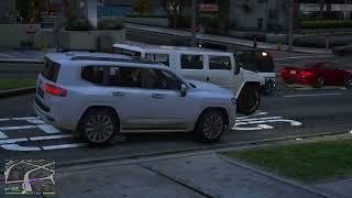 Prado, Land Cruiser, Franklin Assassin the Target, GTA5 - Grand Theft Auto 5