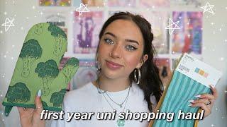 first year uni shopping haul