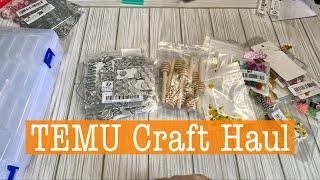 Temu Craft Haul with links