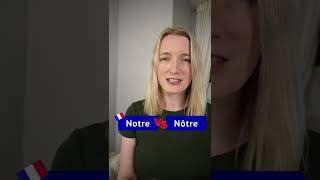 Notre or Nôtre in French?