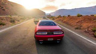 CRASHES and DANGEROUS DRIVING on Dodge Challenger - BeamNG.Drive