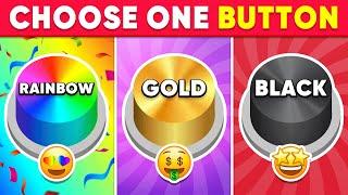 Choose One Button! Rainbow, Gold or Black Edition ⭐️ Quiz Shiba