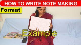 TNPSC GROUP -1 STATE TOPPER GANTHIRIYAA  NOTE MAKING |Note Making Format# HOW TO WRITE NOTE MAKING|