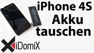 Apple iPhone 4S Akku tauschen / wechseln [ Deutsch / German ]