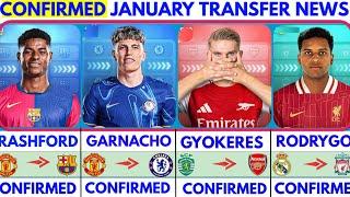 THE LATEST CONFIRMED TRANSFER NEWS AND RUMOURS TRANSFERS WINTER 2025|Rashford️Gyokeres️Garnacho️