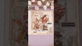 I was thinking vintage vibes | ASMR #asmr #journaling #vintage #scrapbooking #relaxing