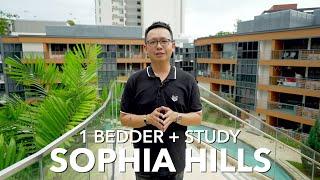 Singapore Condo Property Listing - Orchard Sophia Hills 1 Bedder + Study Condo For Sale