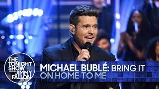 Michael Bublé: Bring It On Home to Me | The Tonight Show Starring Jimmy Fallon