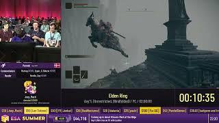 Elden Ring [Any% (Unrestricted, Blindfolded)] by Pennek - #ESASummer23