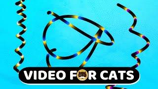 CAT GAMES - Wiggly Strings. Video for Cats to Watch | CAT TV | 1 Hour.