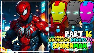 Avengers react to Spider-Man Part 16 || Marvel's Spider-Man PS4 ||- Gacha Club React