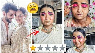 I went to WORST Reviewed MAKEUP ARTIST for Sonakshi Sinha BRIDAL Makeup - Gone *PAINFUL*