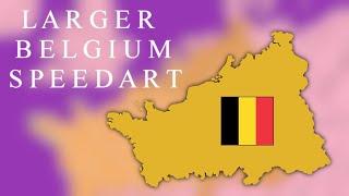 Greater Belgium map speedart