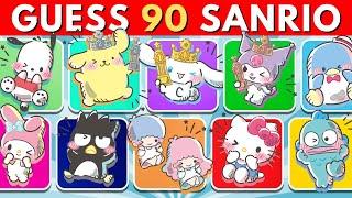 Guess the 90 Sanrio Characters | Sanrio Character Quiz