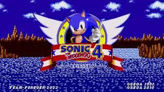 Sonic 1: Sonic 4 title screen