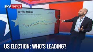 US election: Who's currently leading and what issues matter most to voters?