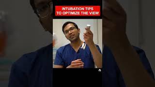 Optimising view at intubation | #shorts #airway #laryngoscopy