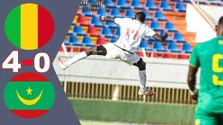 Mali  Mauritanie 4 - 0  Résumé de la rencontre -  Tournoi UFOA / A U17 2024