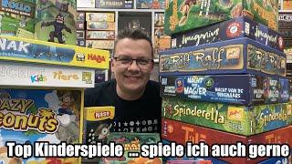 Top Kinderspiele bzw. Familienspiele die auch Erwachsene gerne spielen