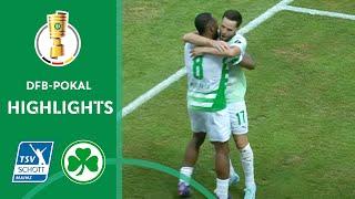 Cloverleaf goes next round | TSV Schott Mainz vs. SpVgg Greuther Fürth 0-2 | Highlights | DFB-Pokal