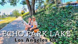 WALKING TOUR ECHO PARK LAKE IN LOS ANGELES