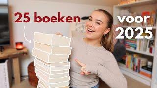 25 boeken die ik wil lezen in 2025 (new releases + 2025 tbr) ⭐️ | bookmas dag 18