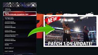 WWE2K24 PATCH UPDATE 1.04 ADDS NEW BLOODLINE ENTRANCE, BUG FIXES & MORE!