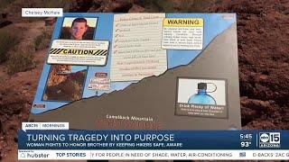 Woman fighting for safety years after brother's death on Camelback Mountain