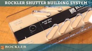 Rockler Shutter Building System -- a revolution in do-it-yourself shutters!