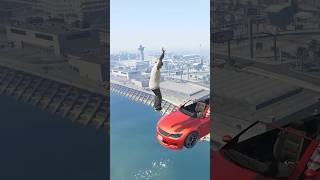 Franklins SUPER Jump In GTA 5 #gta5 #gtav #gtaonline - DarkViperAU