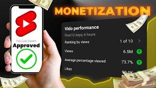 The Best Way To Monetized YouTube Shorts in 2024( it's not a luck )