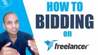 How to Bidding on Freelancer.com website | Work from Home