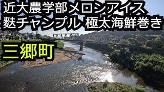 風呂屋の海鮮巻き フーチャンプル＆近大農学部の天空メロンジェラート【奈良 三郷町】