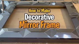 Easy Making DIY Mirror frame; Amazing Mirror Frame idea; Modern Persian Handicrafts