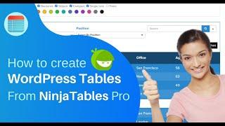 Ninja Tables Pro | How to create responsive table in WordPress ?