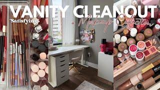 Makeup Vanity Makeover | Satisfying Declutter + Reorganization