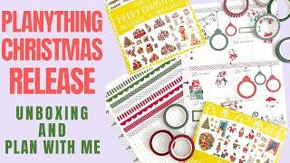 Planything Christmas Release Unboxing | Sticker Books & Washi