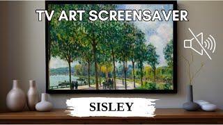 Art TV Screensaver - Alfred Sisley - Relaxing Art Slideshow - 3 Hours, No Sound