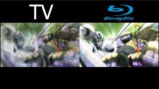 JJBA Part 3 Ep 32-34 TV vs Blu ray