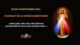 Chapelet de la Divine Miséricorde du jeudi 19 septembre 2024 avec Hélène de la Grâce.