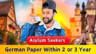 German Asylum Seekers paper within 2 or 3 years Ausbildung visa