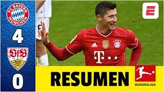 HAT TRICK DE LEWANDOWSKI Con su triplete de hoy al Stuttgart, se mete en la historia | Bundesliga