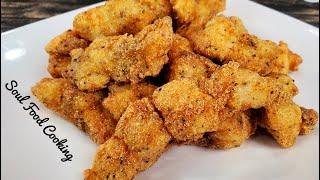 Super Crispy Catfish Nuggets Recipe!