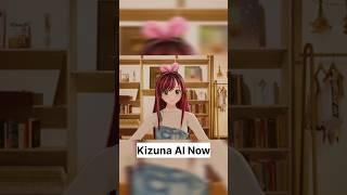 Kizuna AI Now vs Then What do you Think? #kizunaai #vtuber #anime #youtube #shorts