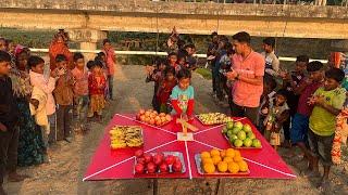 challenge to win fruits in the spining game