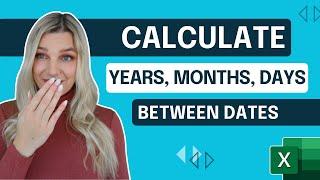 How to Calculate Time Between Two Dates in Excel (Years, Months, Days)